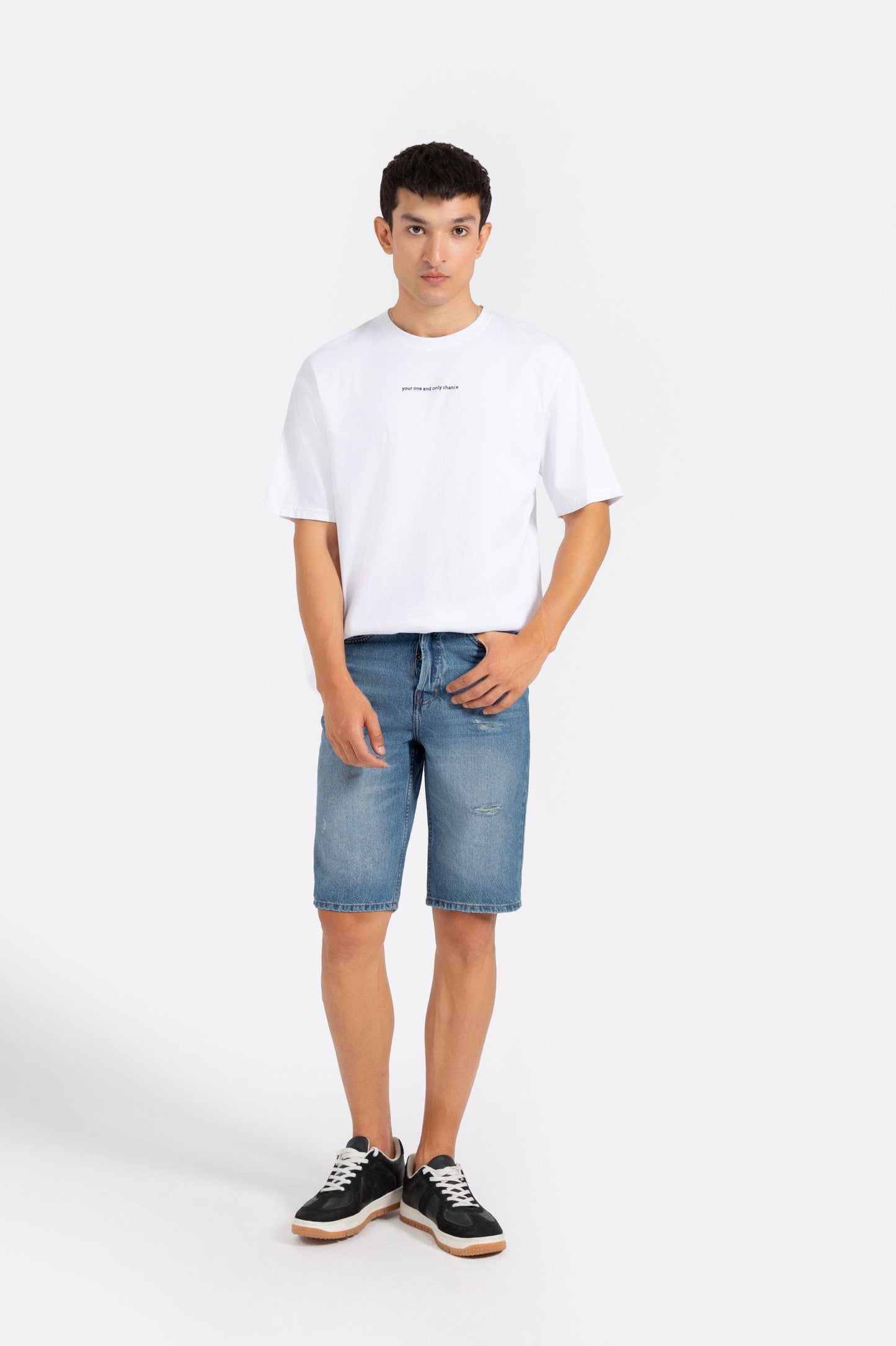 Loose Fit Bermuda Shorts