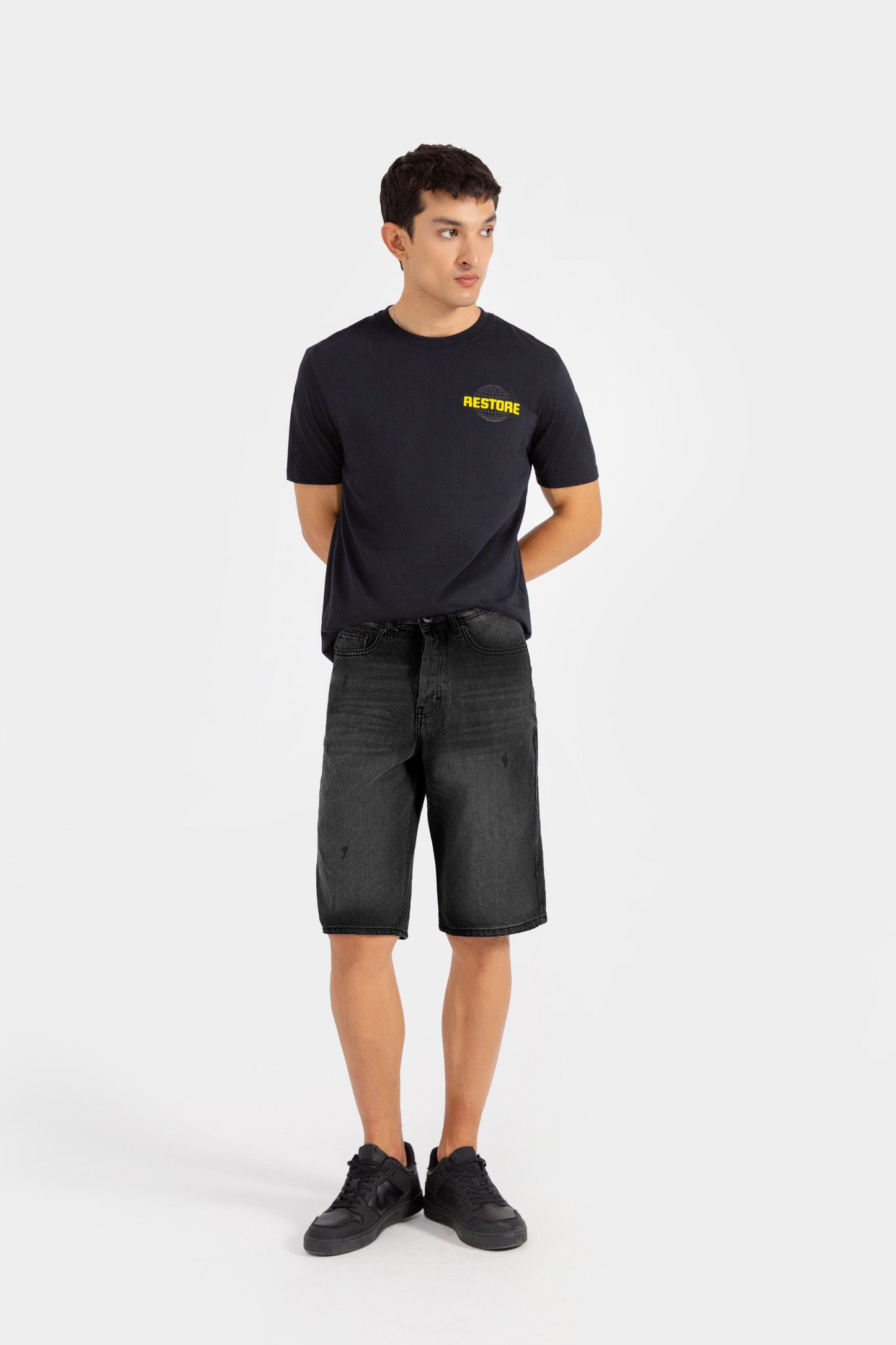 Loose Fit Bermuda Shorts