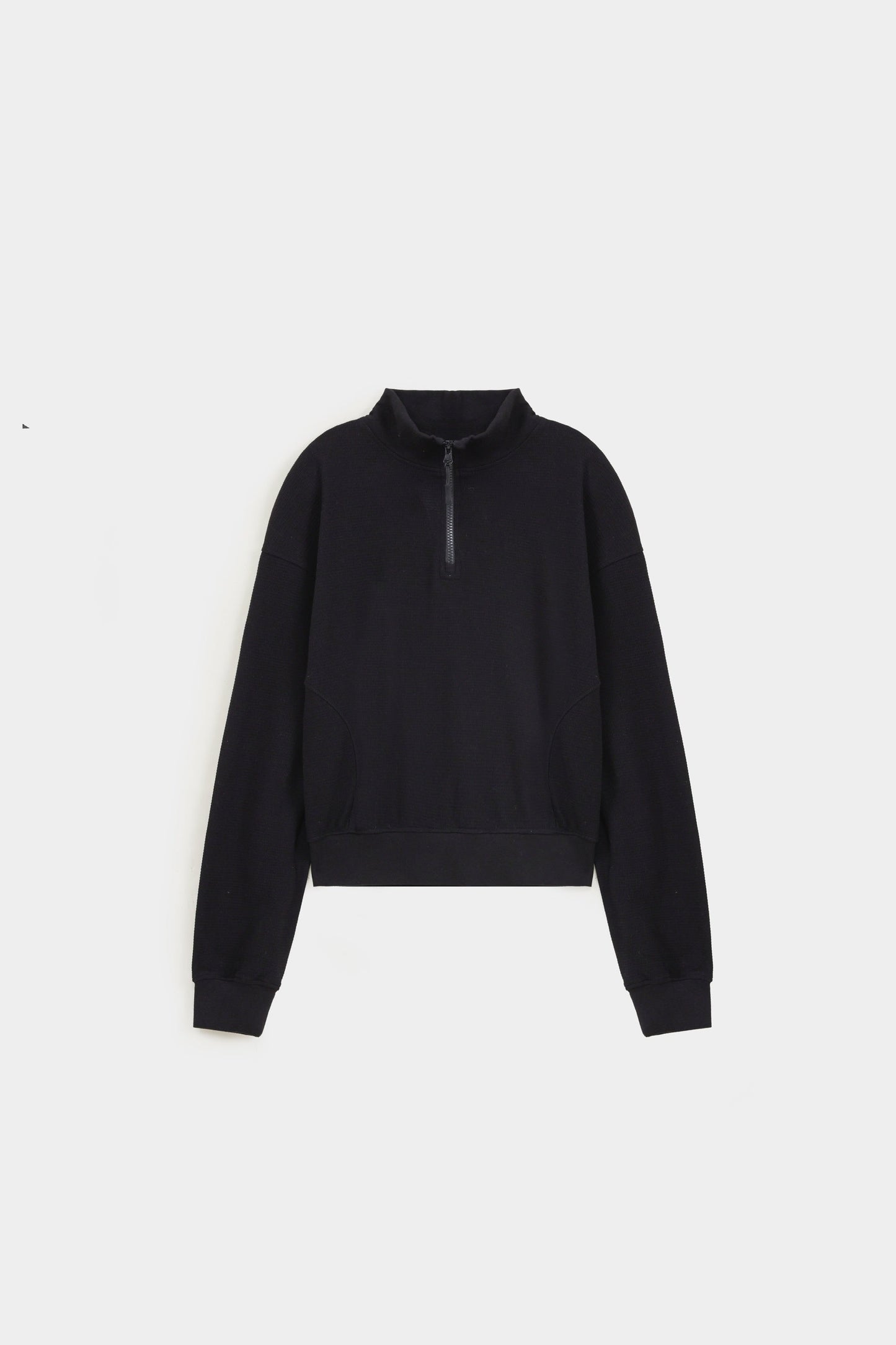 Mock Neck Quarter Zipper